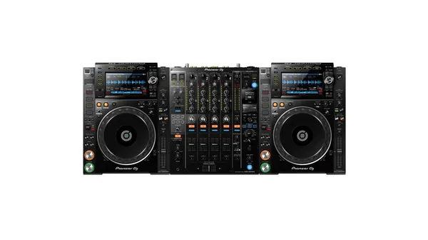 2× Pioneer CDJ 2000 NXS2 + Pioneer DJM 900 NXS2
