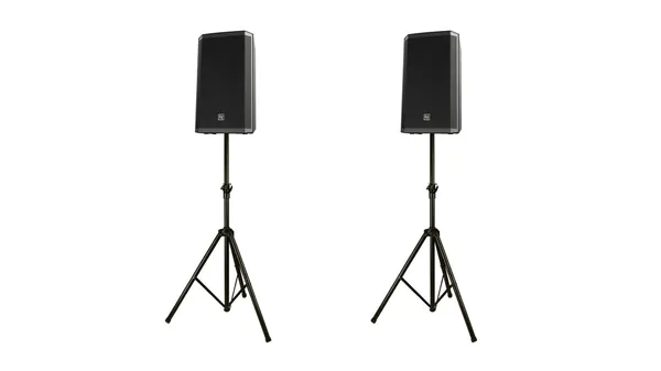 2× Electro-Voice ZLX-12P + 2× stativer